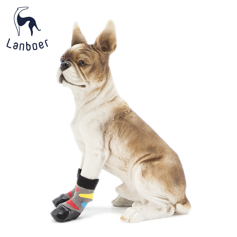 WPS01 Impressionist Painting Style Pet Dog Waterproof Socks with High Quality And Low Price 