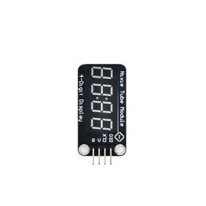 Four-digit tube display module